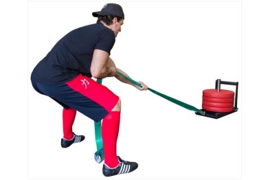 Power sled with handle (for dragging/pushing/pulling) 