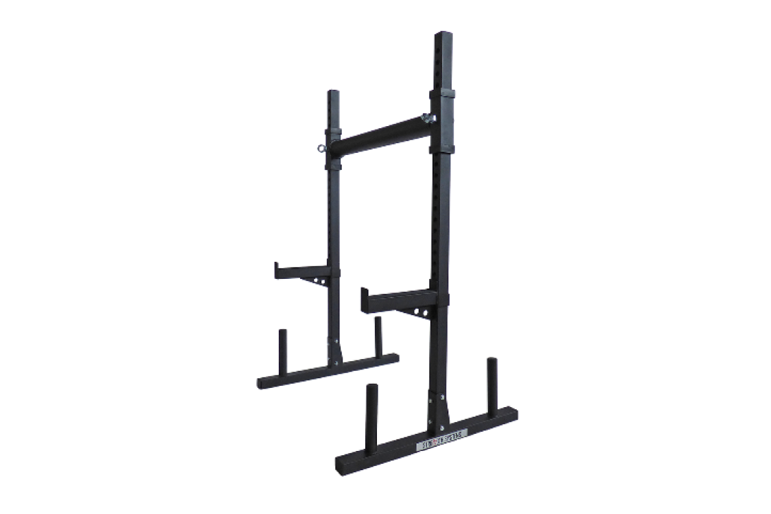 Adjustable yoke/squat and bench training station 