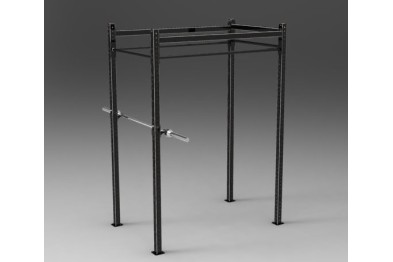 Outdoorgym with squatstand