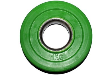 Rubber Coated Plate 1 kg - Green